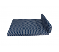 Nệm bông hàn việt hải gấp 4 tiện ích S'LOVE FIBER SHINY FOLD 4, Vải gấm xốp 