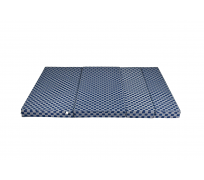Nệm bông hàn việt hải gấp 4 tiện ích S'LOVE FIBER SHINY FOLD 4, Vải gấm xốp 