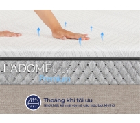 Nệm cao su thiên nhiên Liên Á L’ADome Grey Premium