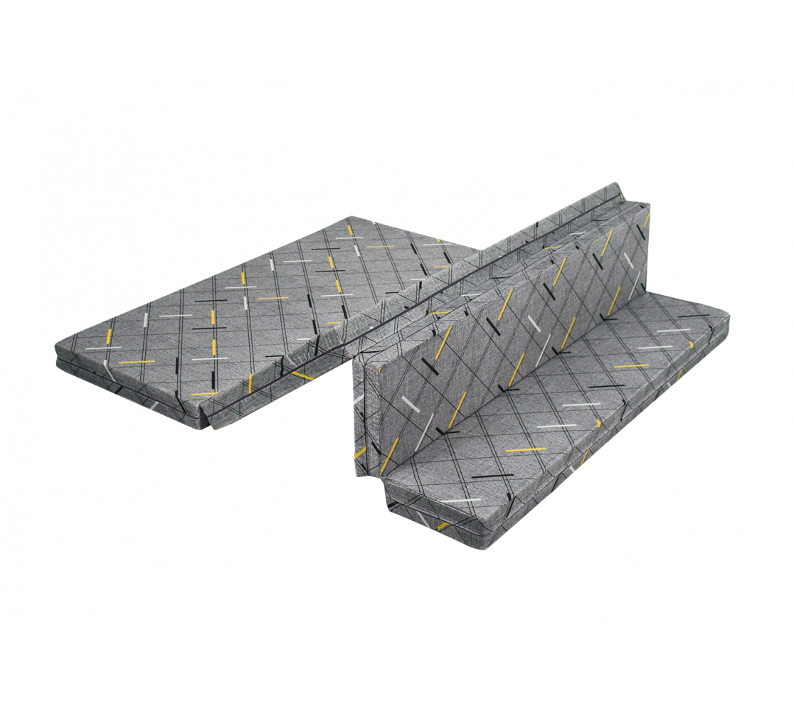 Nệm bông hàn việt hải gấp 4 tiện ích S'LOVE FIBER LUCKY FOLD 4, Vải Valize 