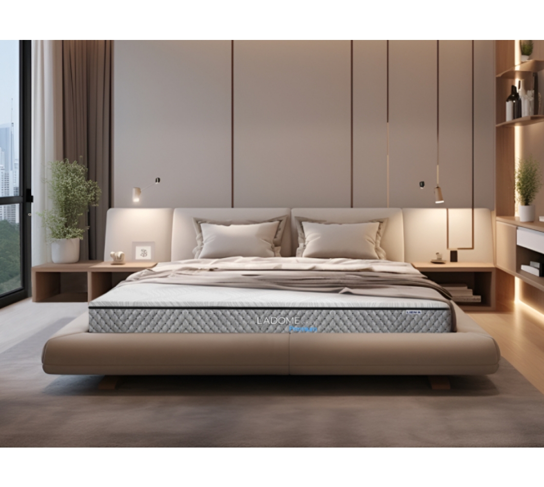 Nệm cao su thiên nhiên Liên Á L’ADome Grey Premium